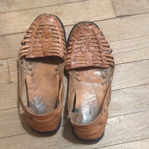 Handmade Mexican Huarache Woven Leather Sandals